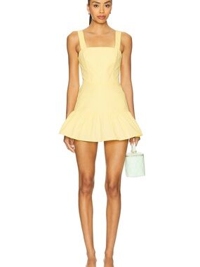 annalise mini dress in gingham organza Amanda Uprichard | Dresses | Amanda Uprichard Annalise Mini Dress White Gingham  Organza Flounce Skirt Sz Med